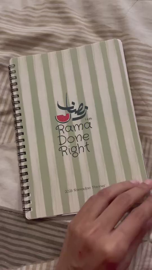 Adult Ramadan Planner